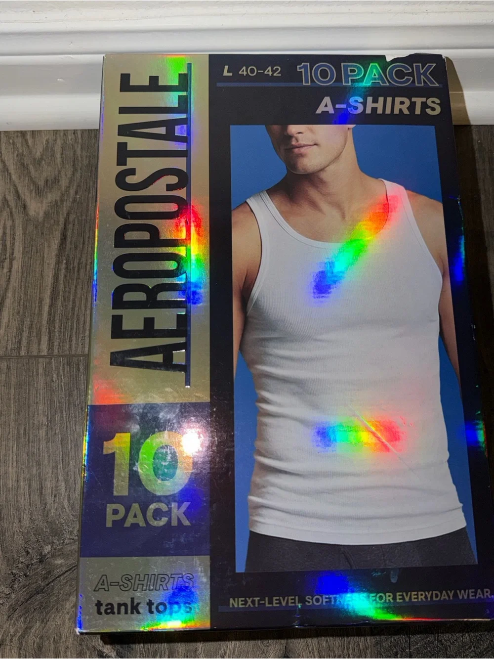 Aeropostale Men's 10-Pack A-Shirts Tank Tops
